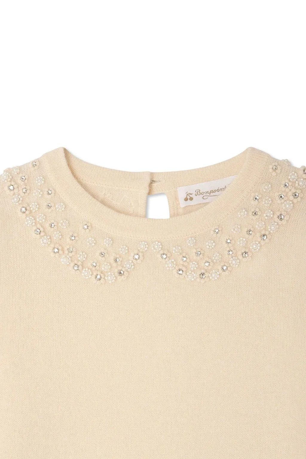 Bonpoint Maonie Embellished Knitted Sweater