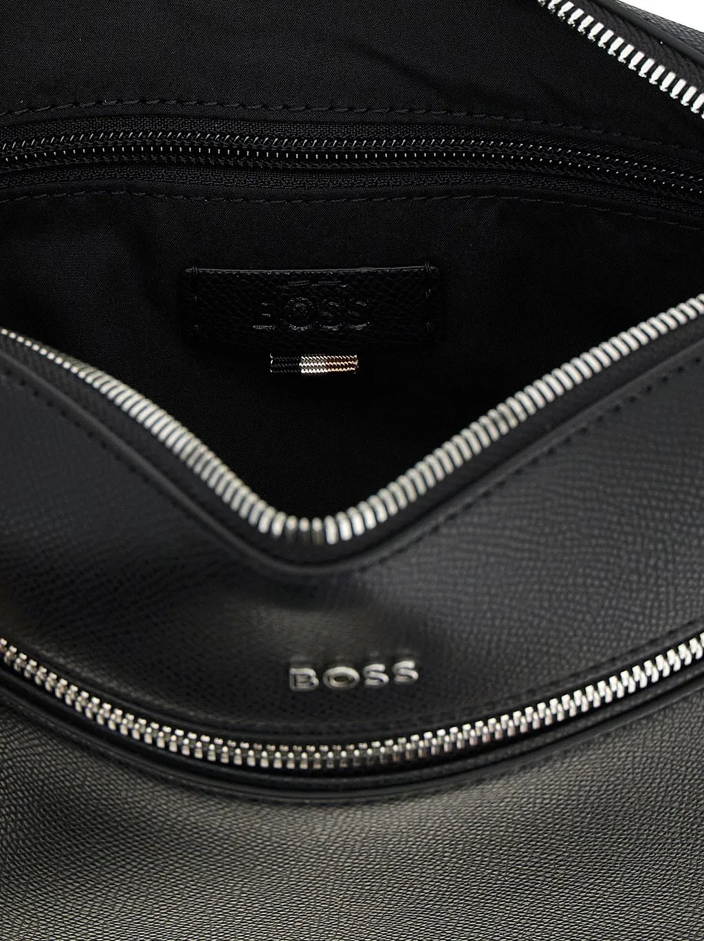 Boss Hugo Boss Logo Lettering Zip-Up Crossbody Bag