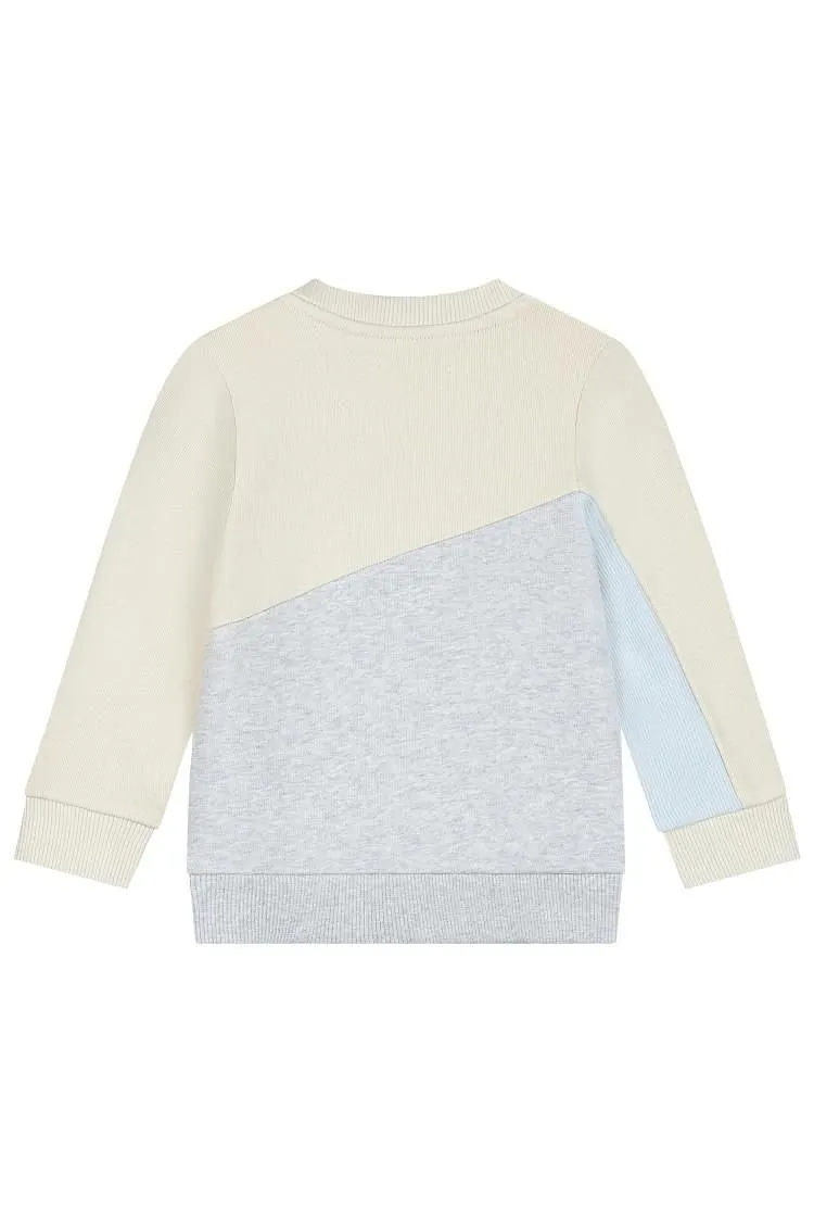 Boss Kids Colour-Block Crewneck Sweatshirt