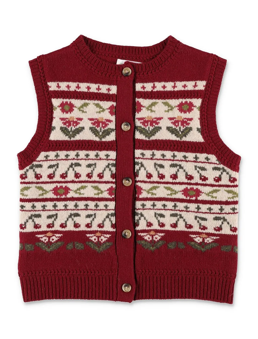 Bonpoint Meriam Sleeveless Cardigan