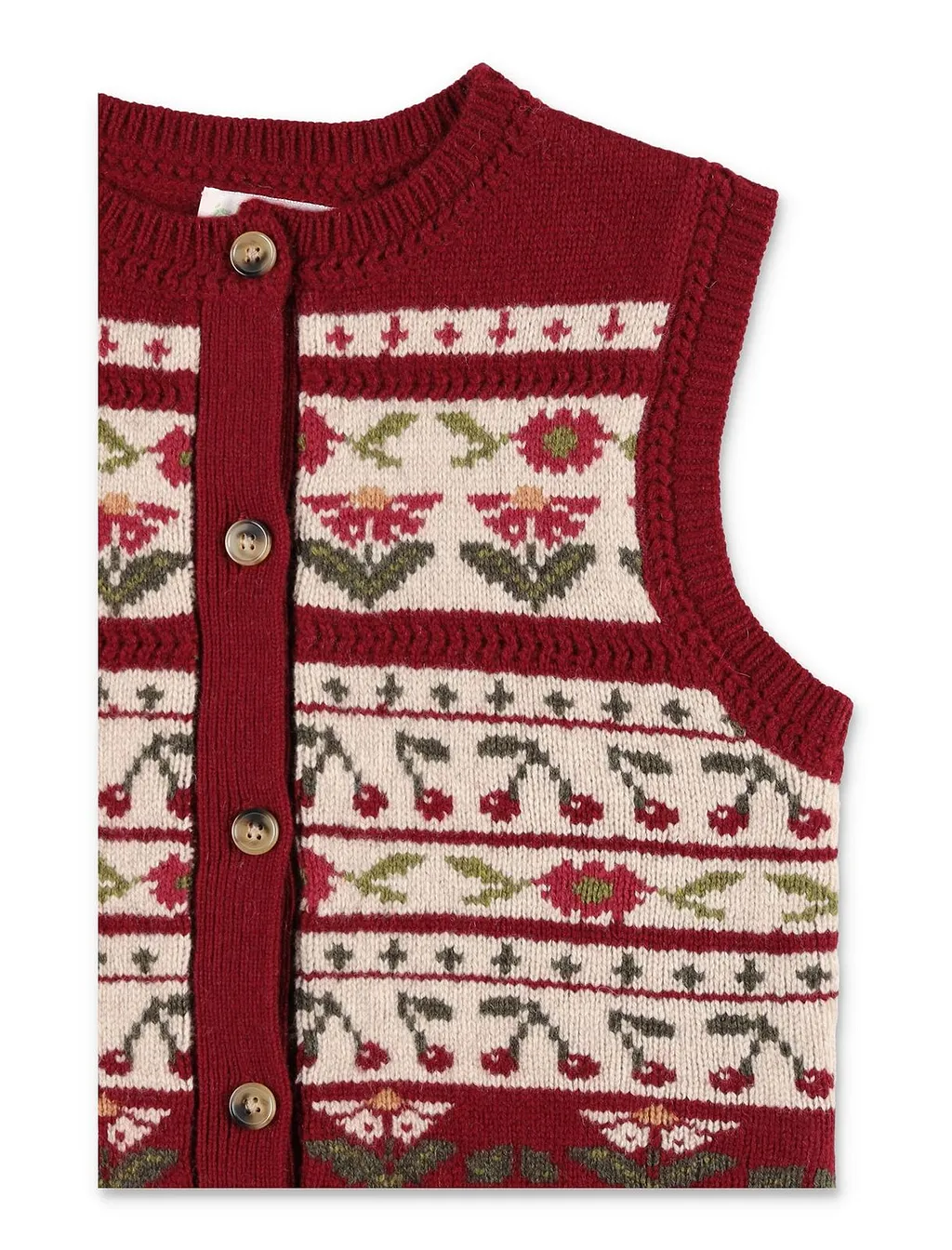 Bonpoint Meriam Sleeveless Cardigan