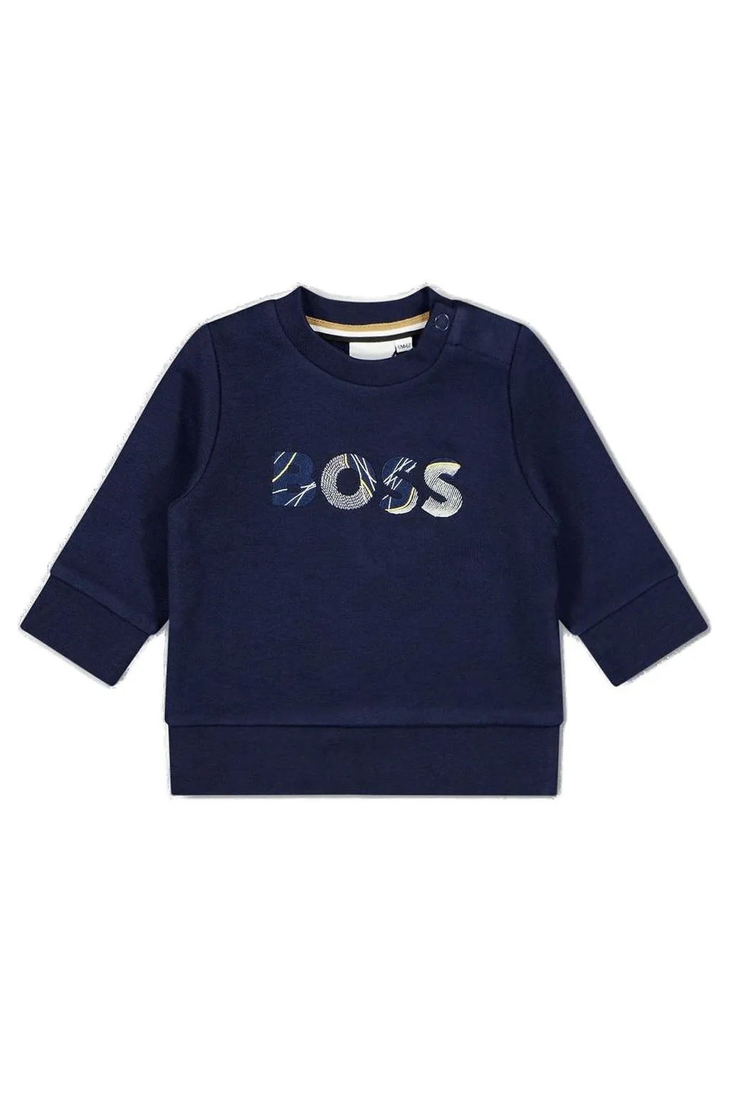 Boss Kids Crewneck Long-Sleeved Sweatshirt
