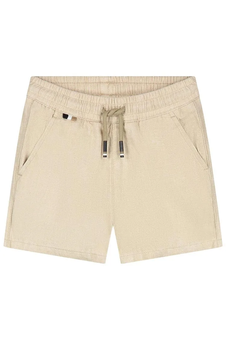 Boss Kids Logo Embroidered Drawstring Shorts