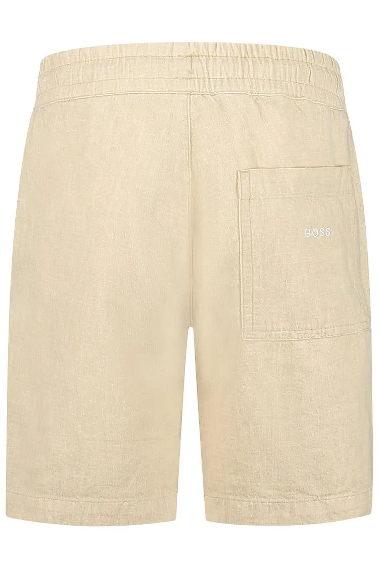 Boss Kids Logo Embroidered Bermuda Shorts