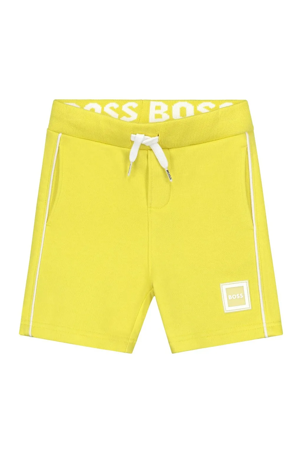 Boss Kids Logo Patch Drawstring Shorts