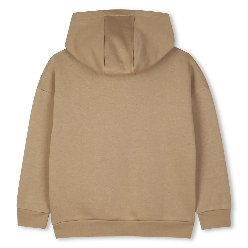Boss Kids Logo Printed Long-Sleeved Hoodie