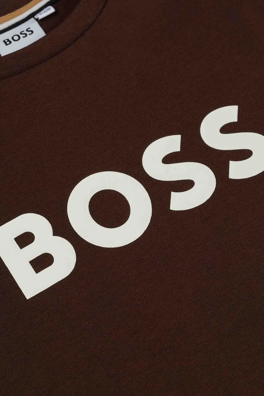 Boss Kids Logo Printed Crewneck T-Shirt