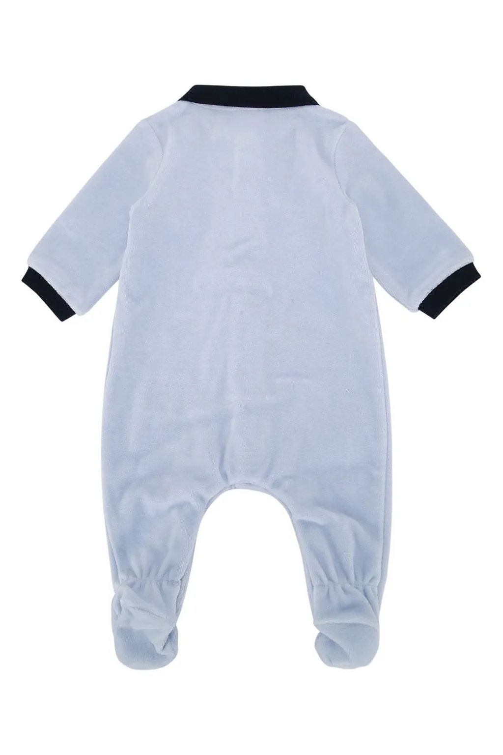Boss Kids Logo Zip Footed Onesies