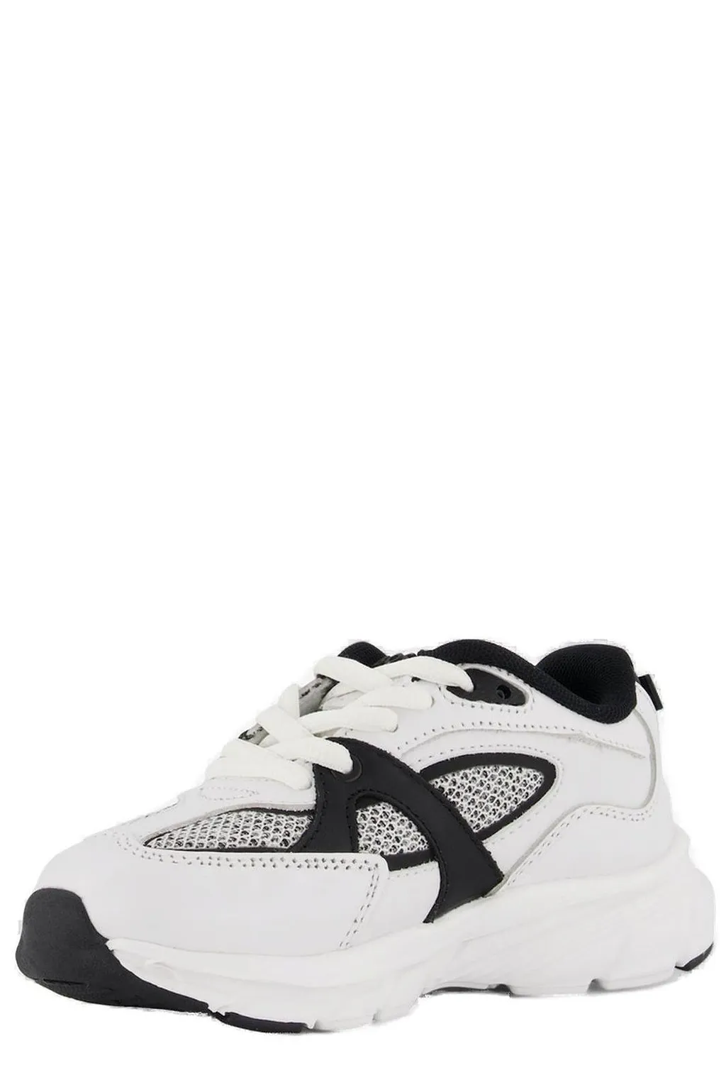 Boss Kids Mesh-Panelled Lace-Up Sneakers