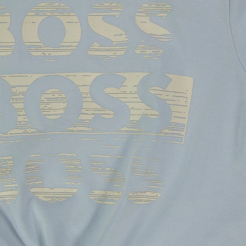 Boss Kids Metallic-Logo Crewneck T-Shirt