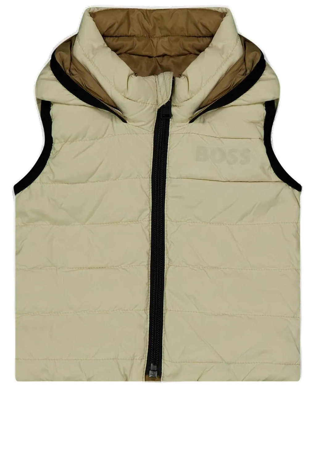 Boss Kids Reversible Hooded Quilted Gilet