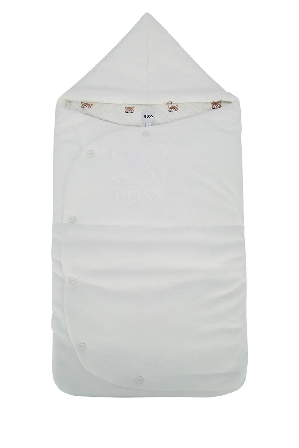 Boss Kids Quilted Logo Baby Nest Nursery