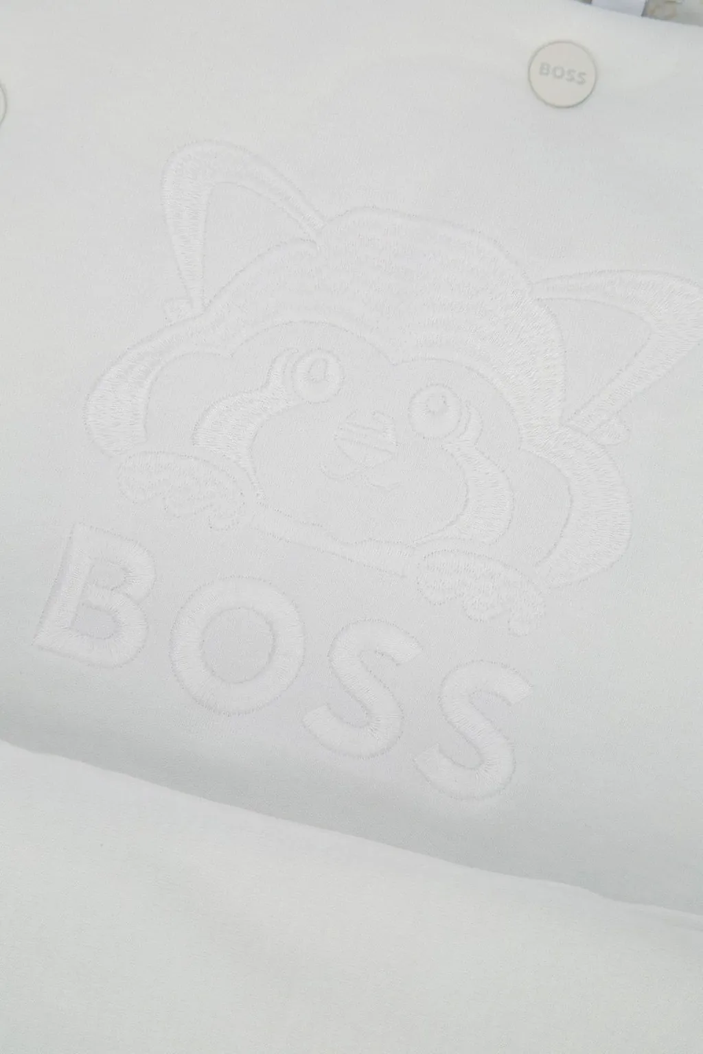 Boss Kids Quilted Logo Baby Nest Nursery