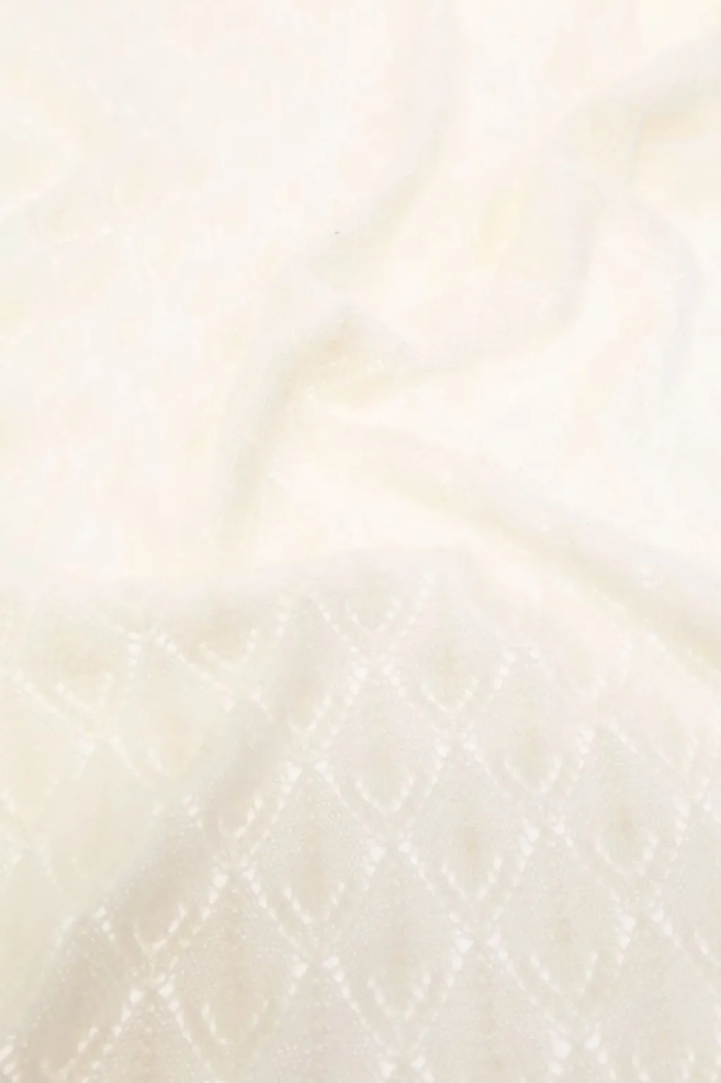 Bonpoint Openwork Pattern Logo Printed Blanket