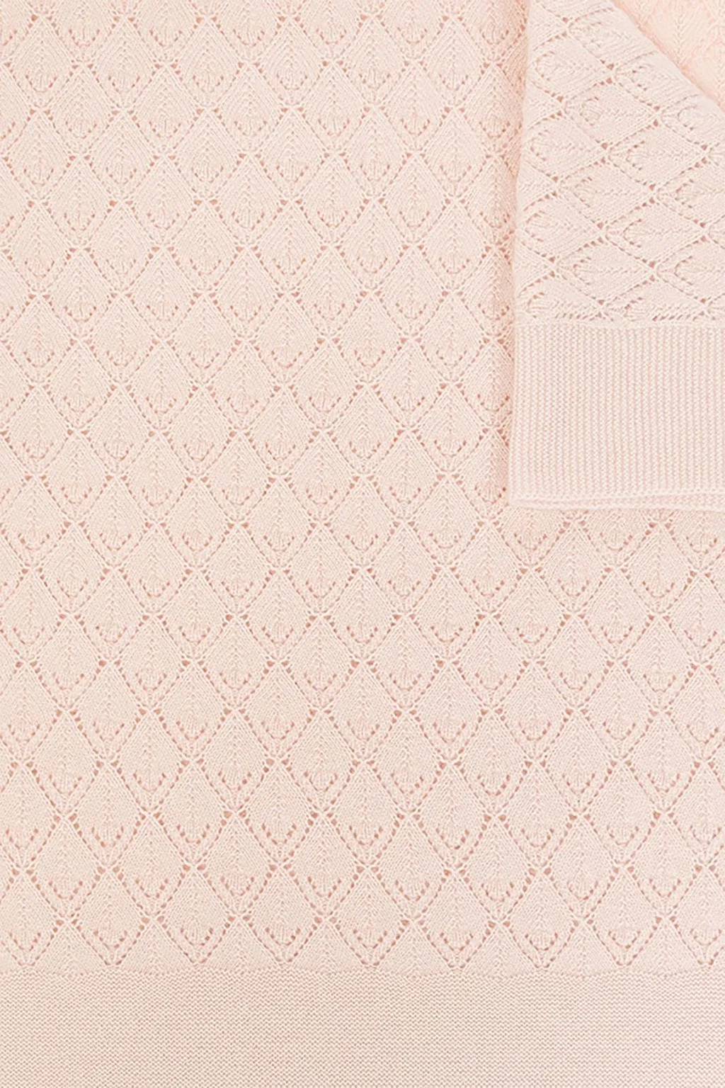 Bonpoint Openwork Knit Nursery Blanket