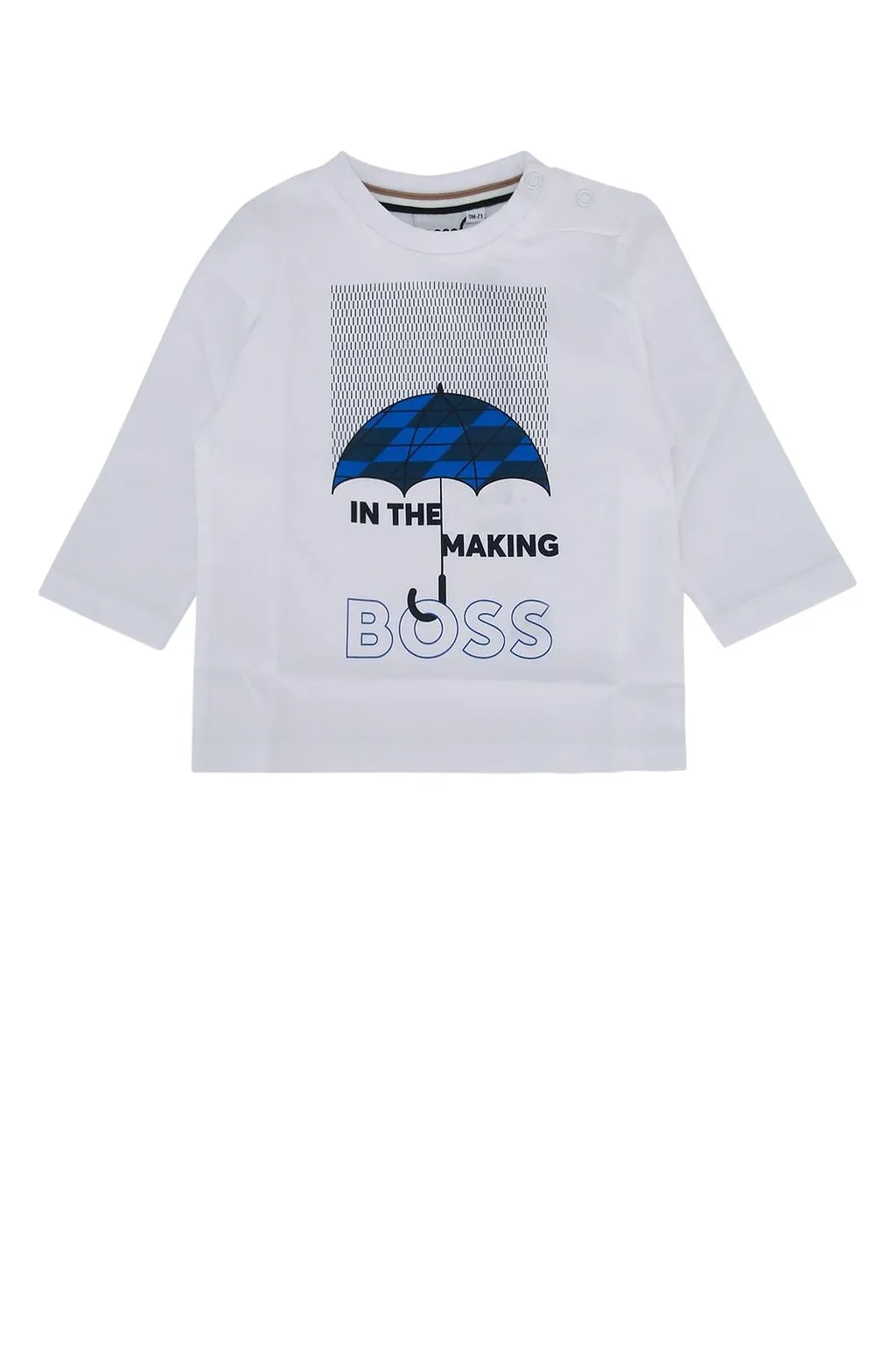 Boss Kids Umbrella Print Long Sleeve T-Shirt