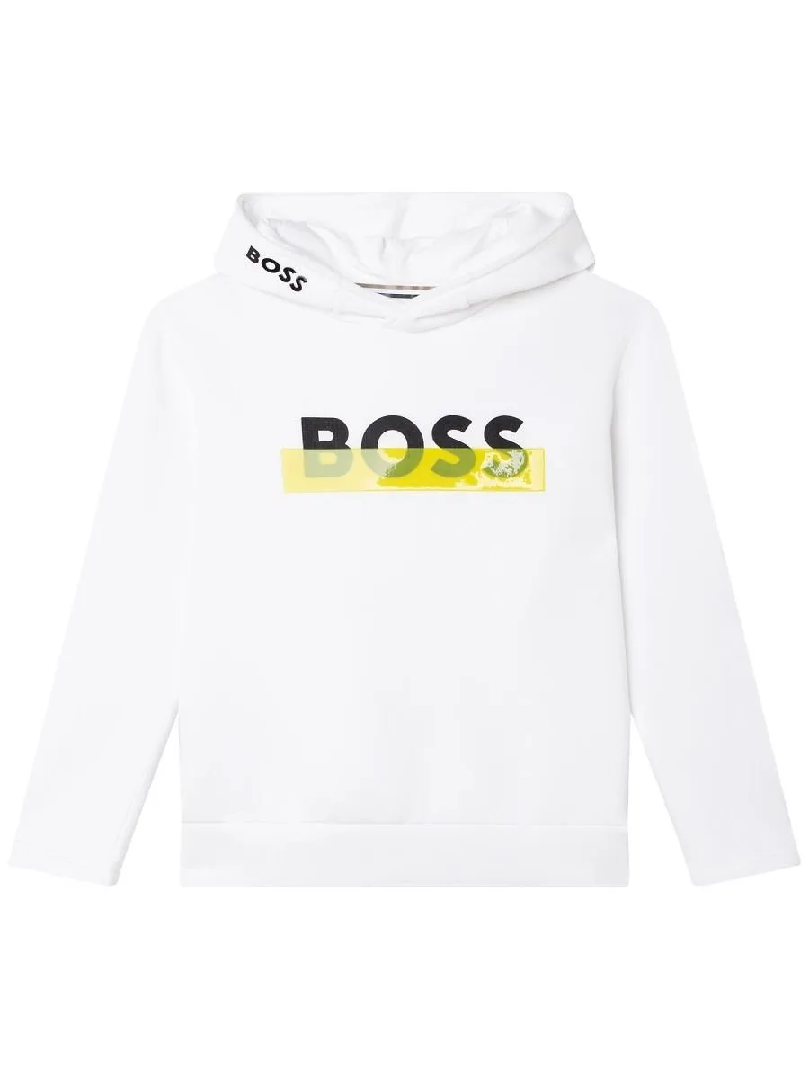 Boss Hugo Boss Logo Print Hoodie