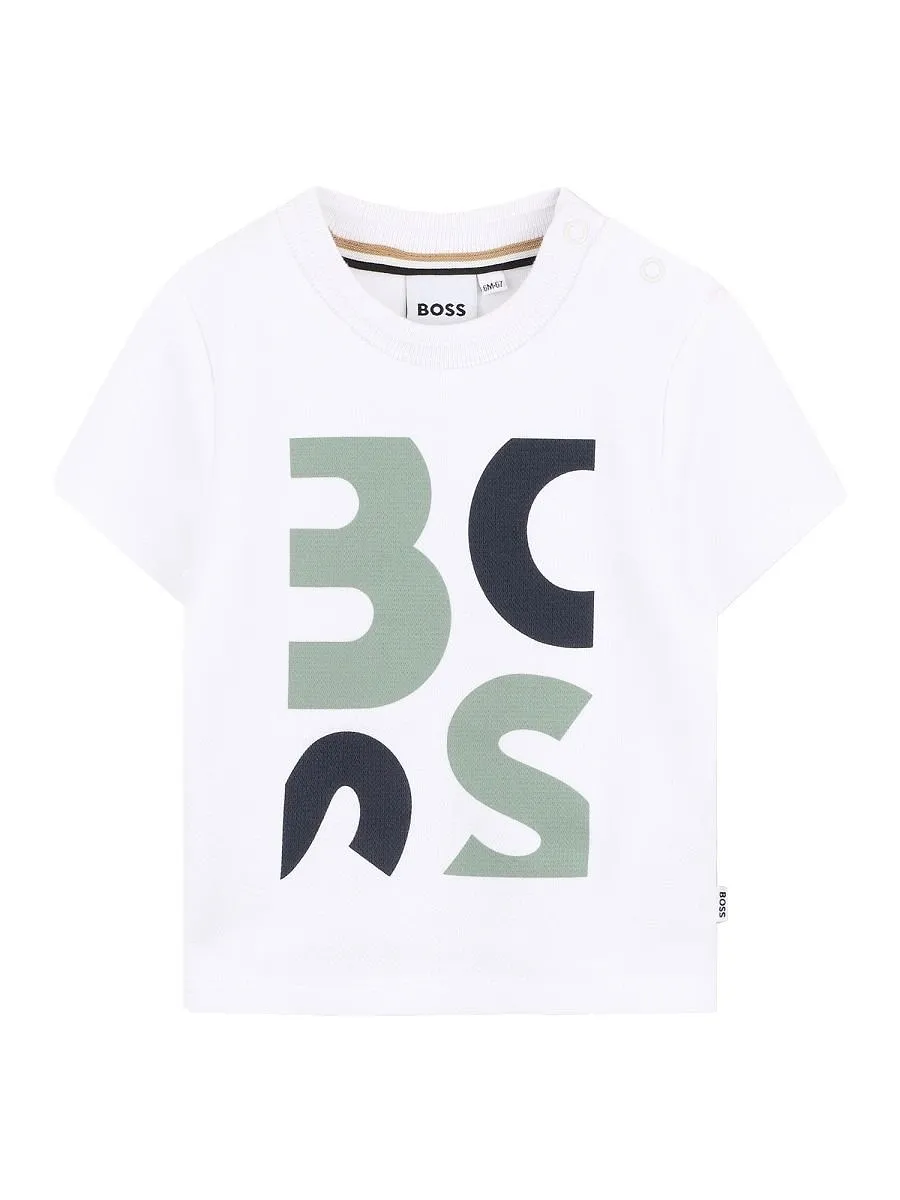 Hugo Boss Kids Logo Print T-Shirt