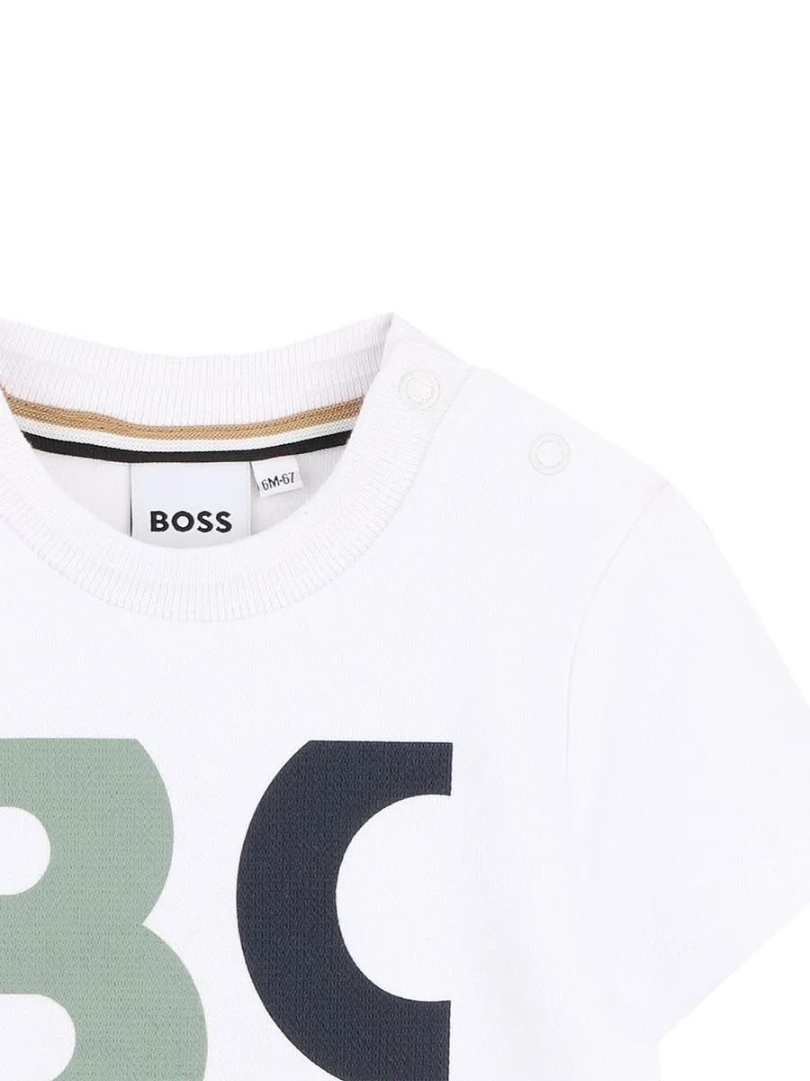 Hugo Boss Kids Logo Print T-Shirt