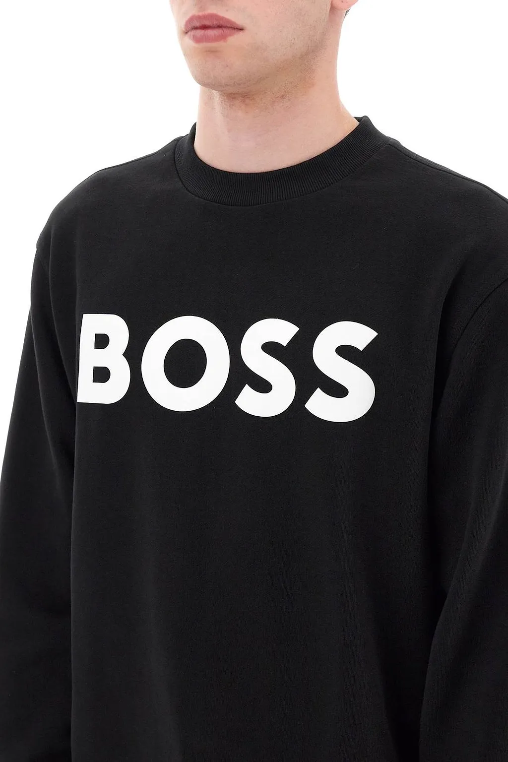 Boss Hugo Boss Logo Printed Crewneck Sweatshirt