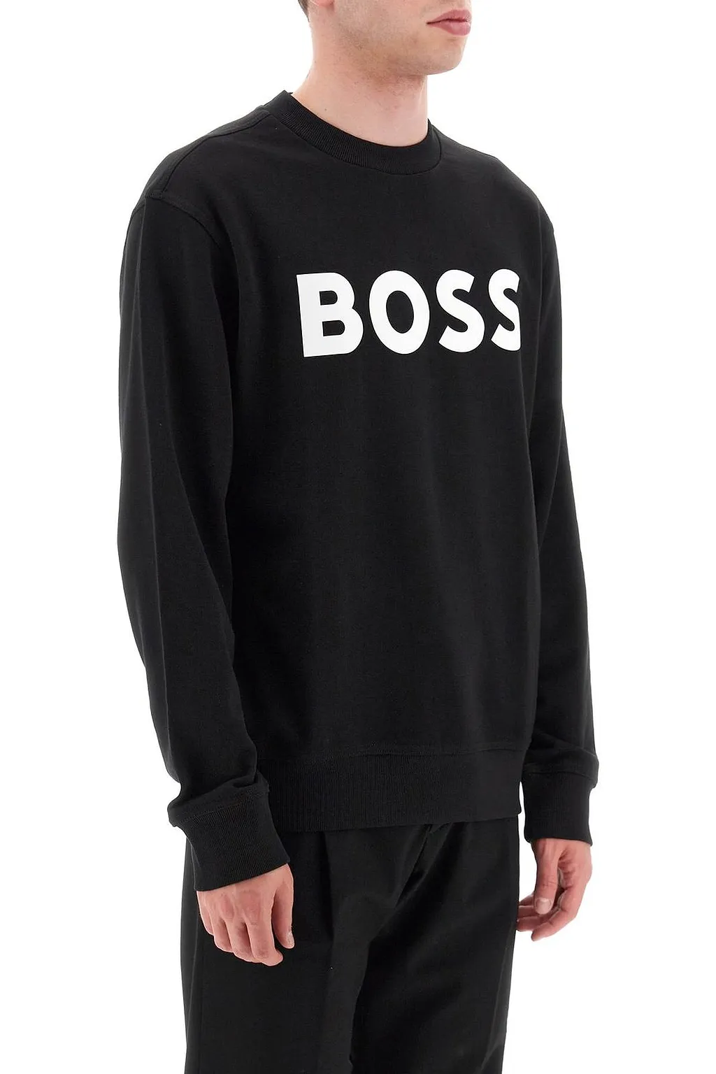 Boss Hugo Boss Logo Printed Crewneck Sweatshirt