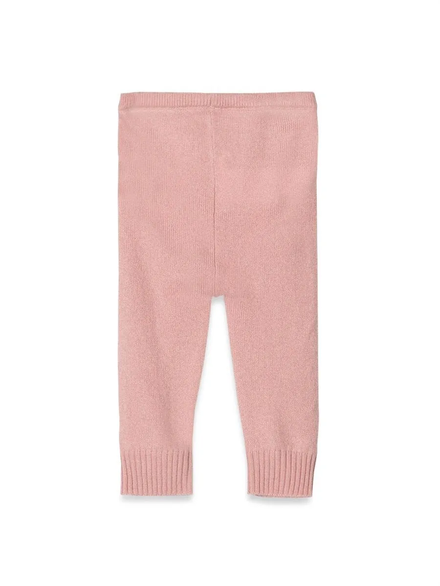 Bonpoint Ribbed Hem Knitted Trousers