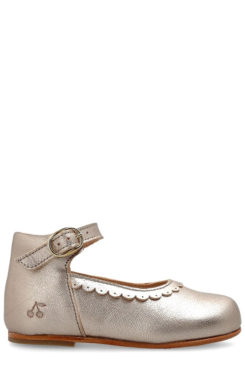 Bonpoint Scalloped Strap Ballerinas