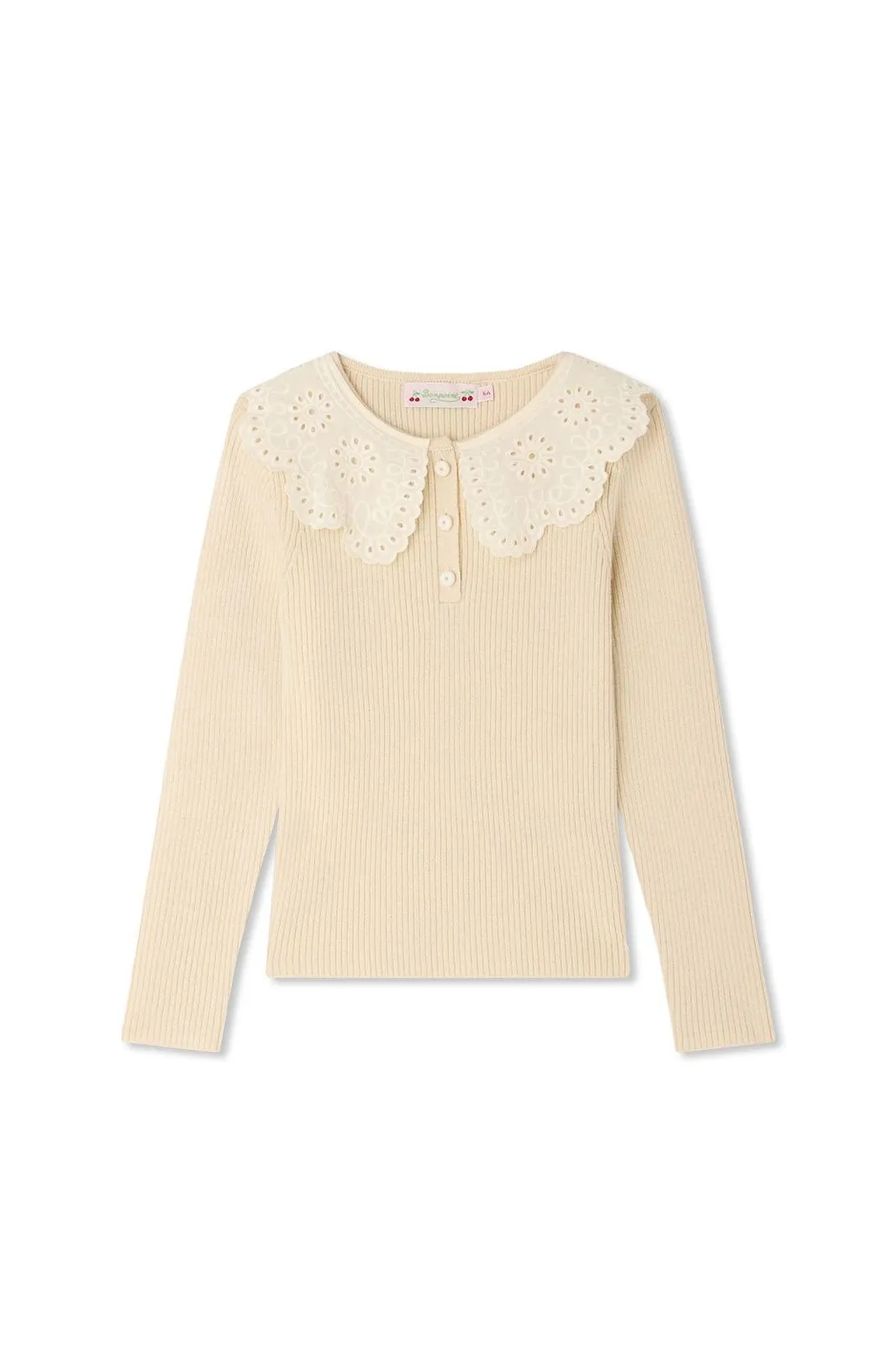 Bonpoint Ruffled Peter Pan Collar Maud Sweater