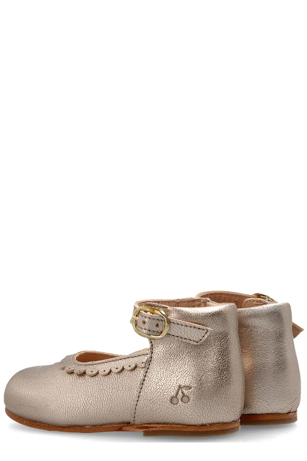 Bonpoint Scalloped Strap Ballerinas