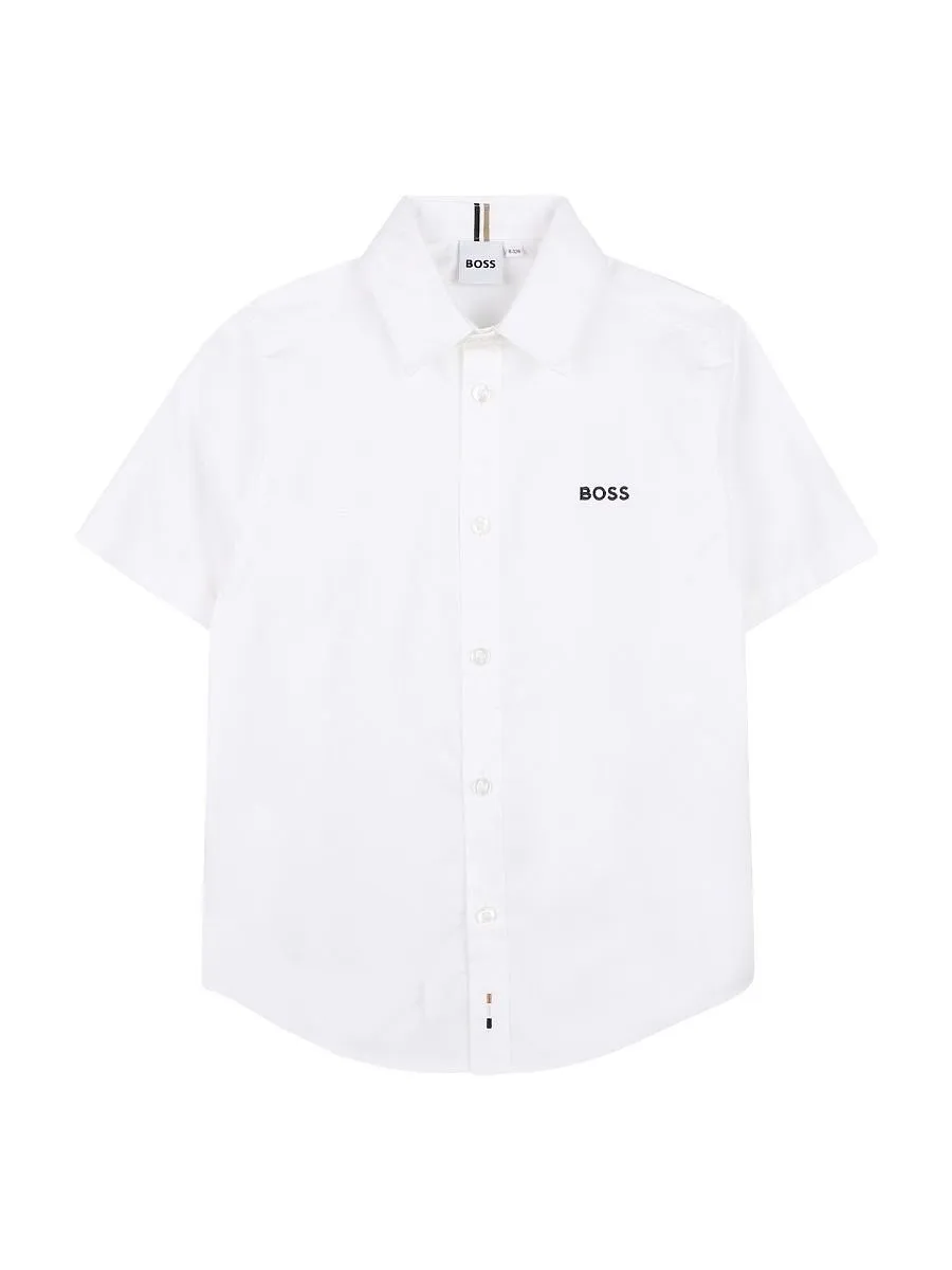 Hugo Boss Kids Logo Short-Sleeve Shirt
