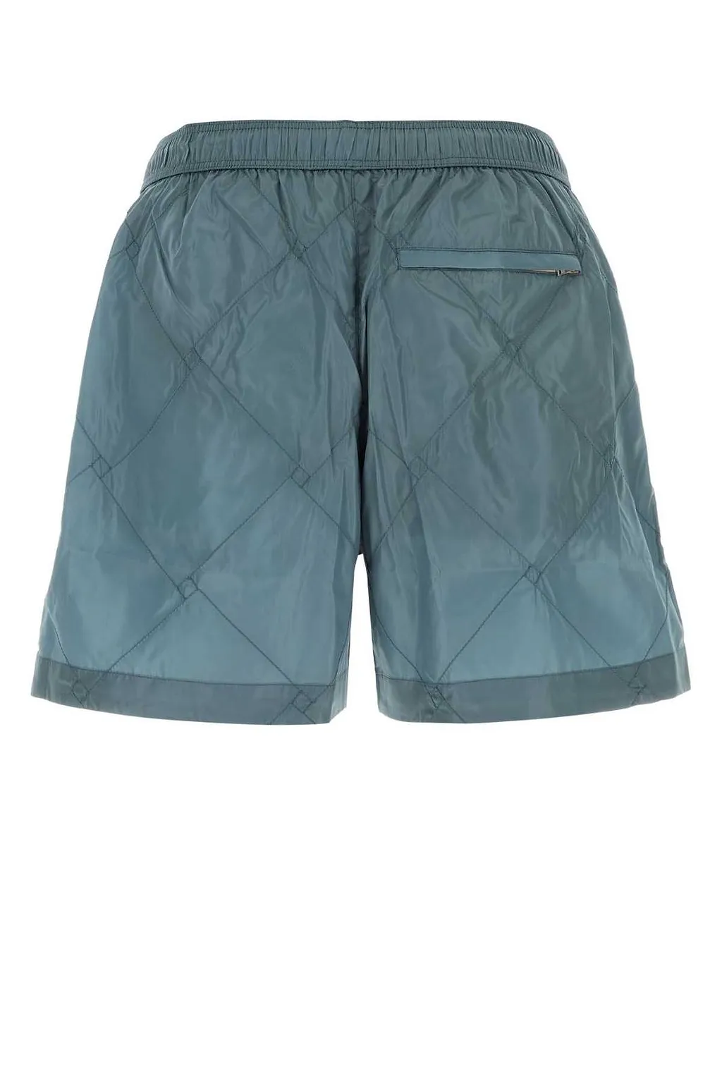 Bottega Veneta Crinkle Effect Quilted Swim Shorts