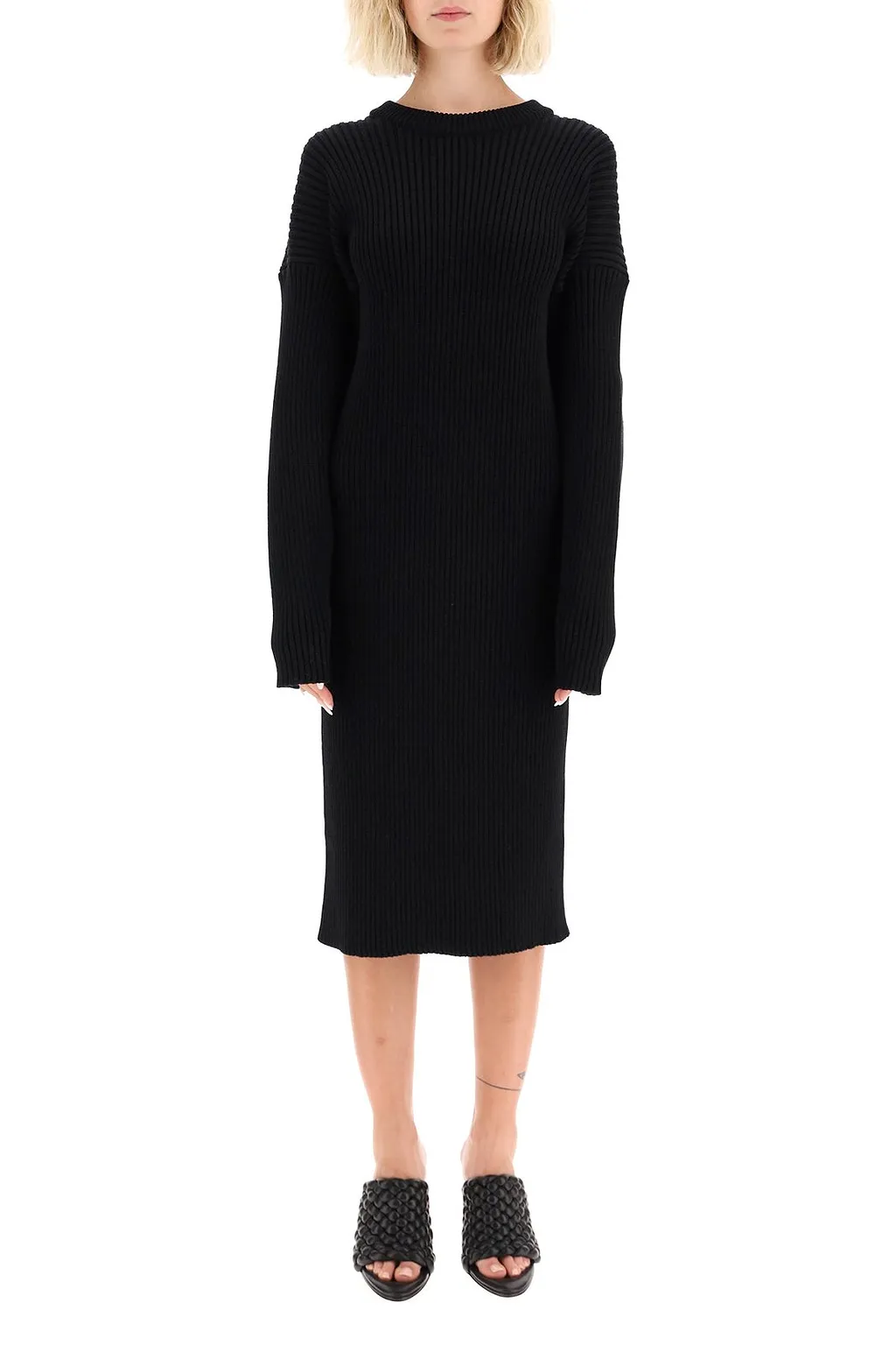 Bottega Veneta Open Back Knitted Dress