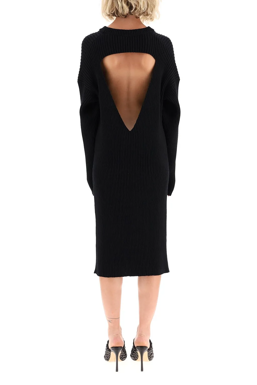 Bottega Veneta Open Back Knitted Dress