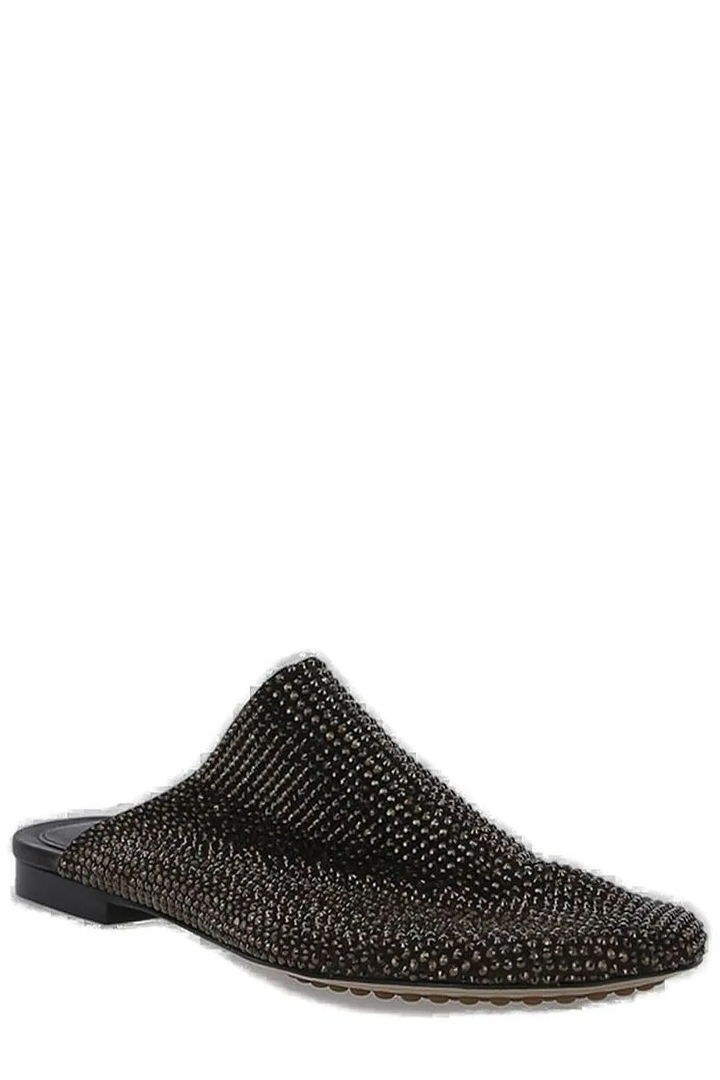 Bottega Veneta Crystal Embellished Slip-On Flats