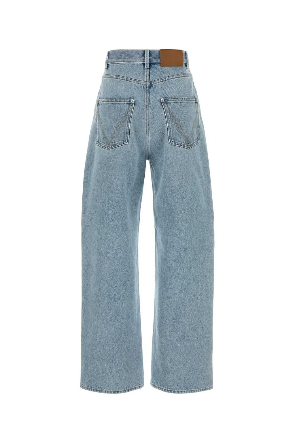 Bottega Veneta Sky Bleached Wide Leg Jeans