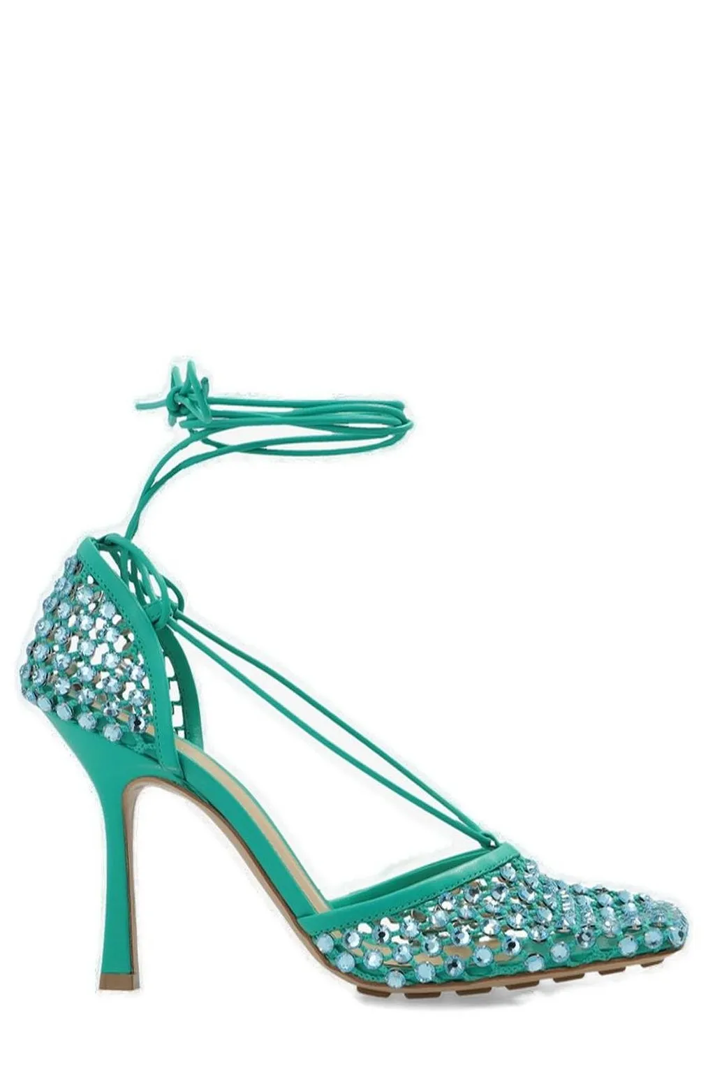 Bottega Veneta Sparkle Stretch Sandals