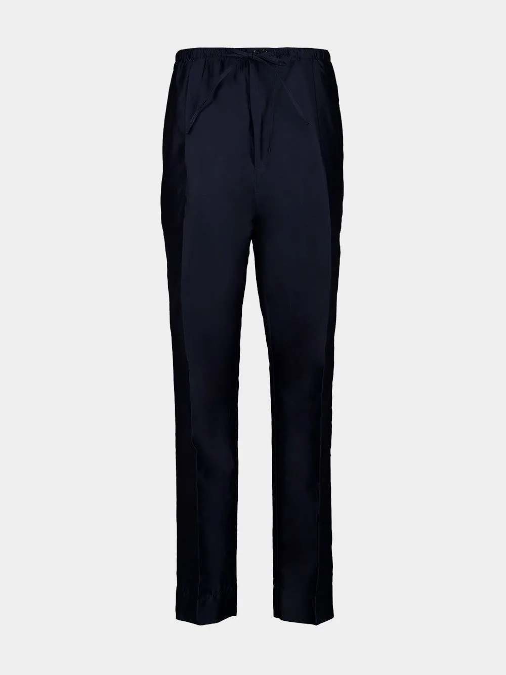 Bottega Veneta Straight-Leg Drawstring Pants