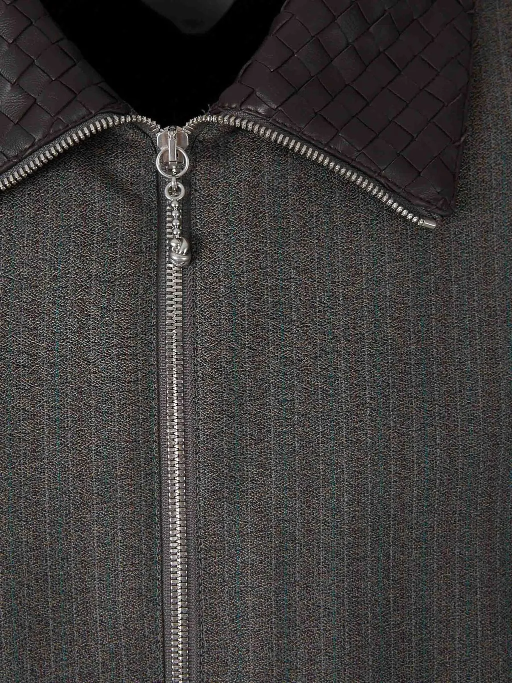 Bottega Veneta Subtle Striped Patterned Blouson