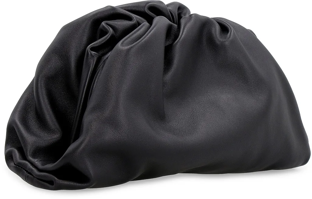 Bottega Veneta The Pouch Ruched Clutch Bag