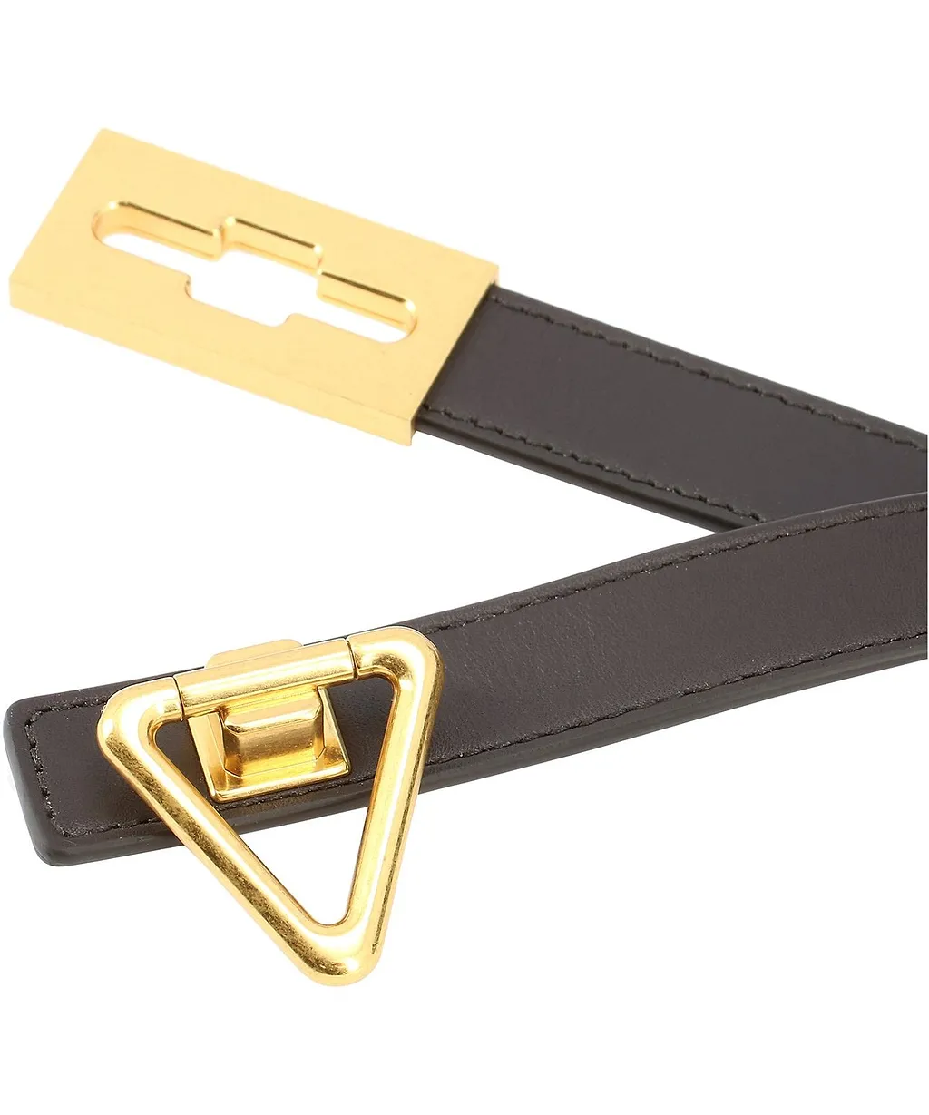 Bottega Veneta Triangle Buckle Belt