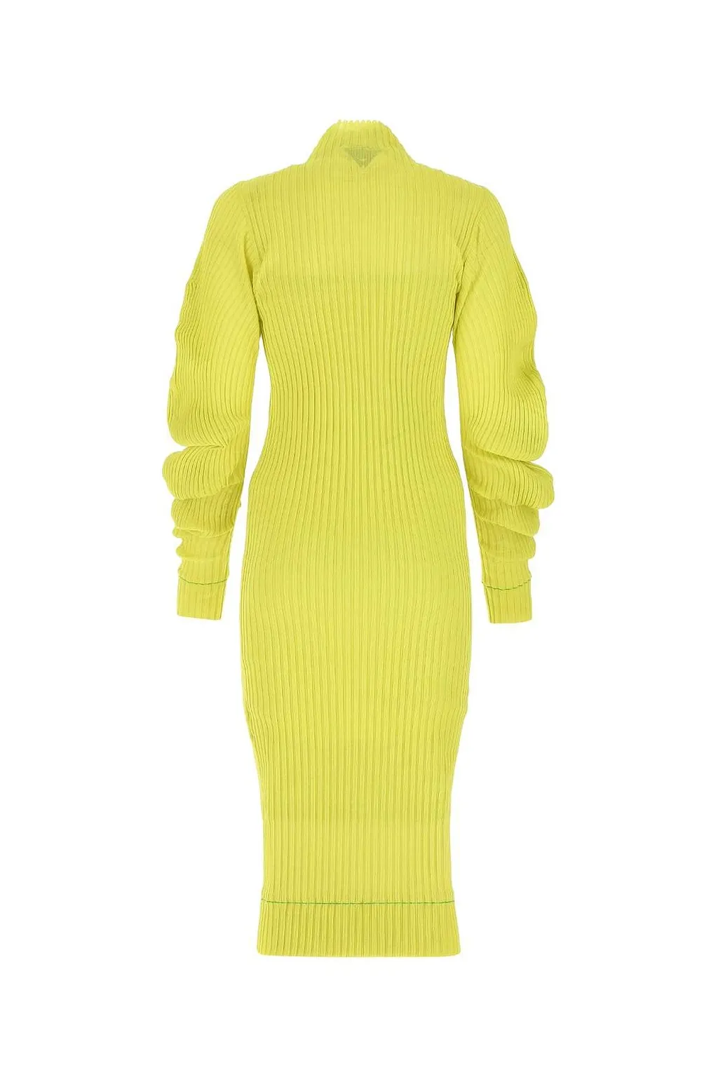 Bottega Veneta Turtleneck Cut-Out Rib-Knit Dress