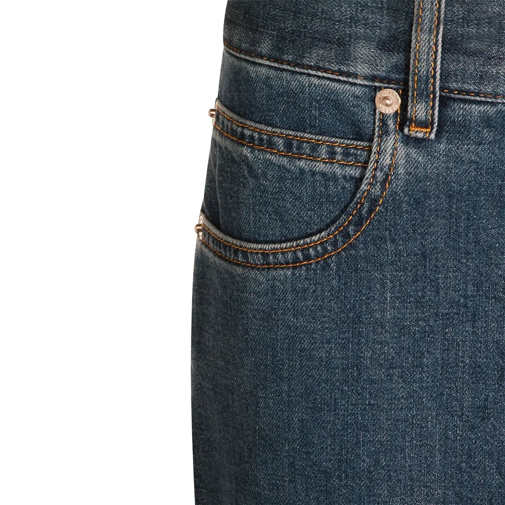 Bottega Veneta Wide Leg Jeans