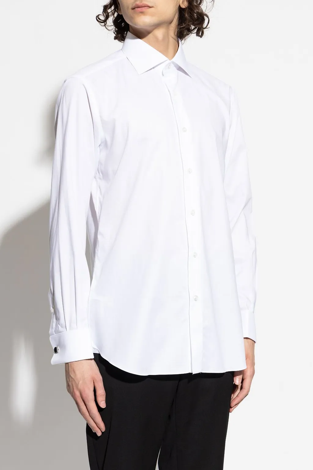 Brioni Regular-Fit Shirt With Cufflink Cuffs