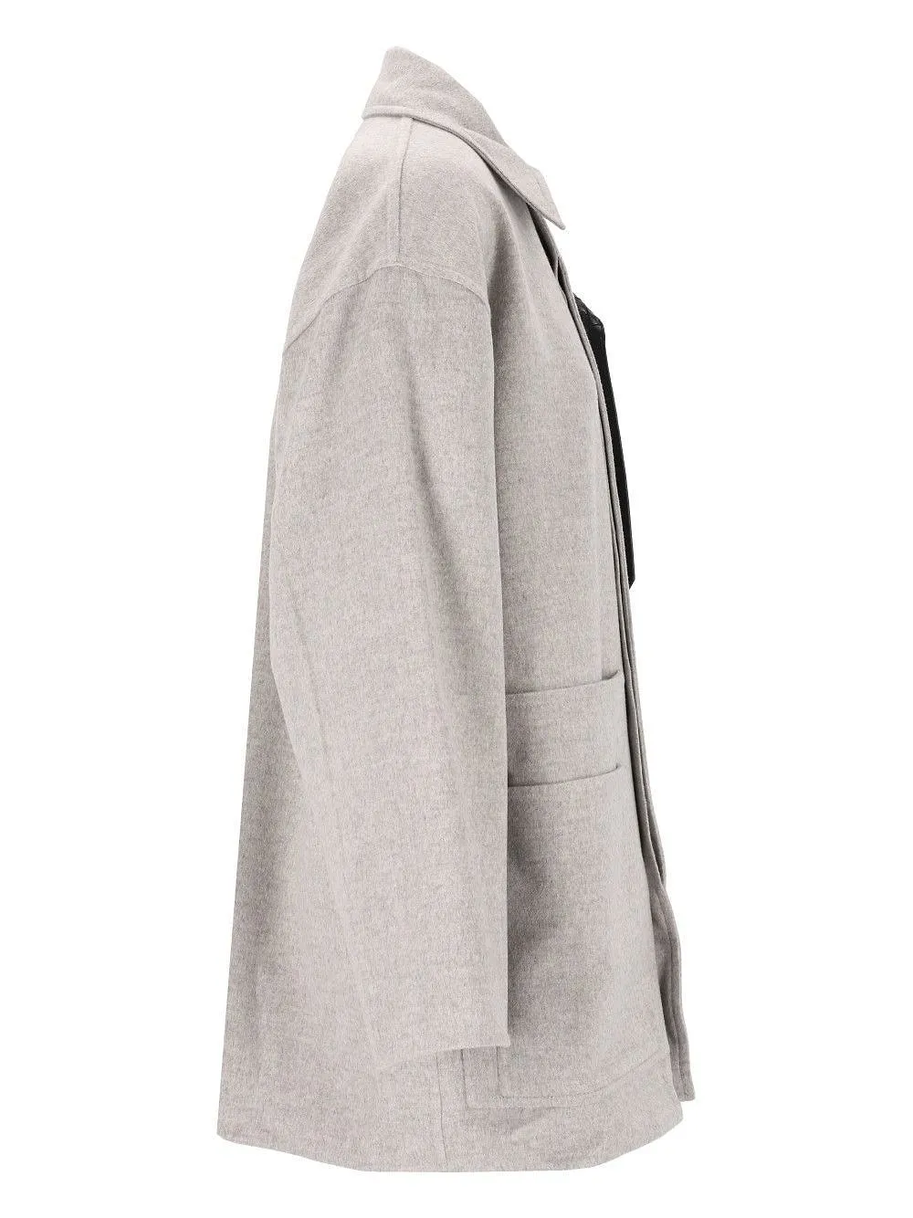 Bottega Veneta Woven-Trim Splittable Coat