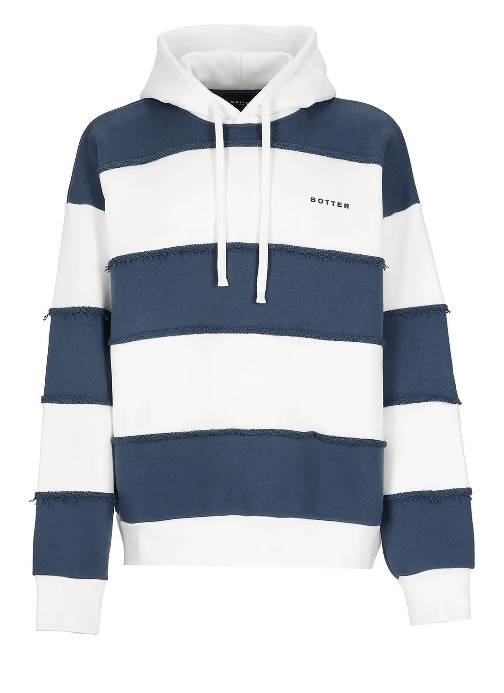 Botter Raw Edge Striped Hoodie
