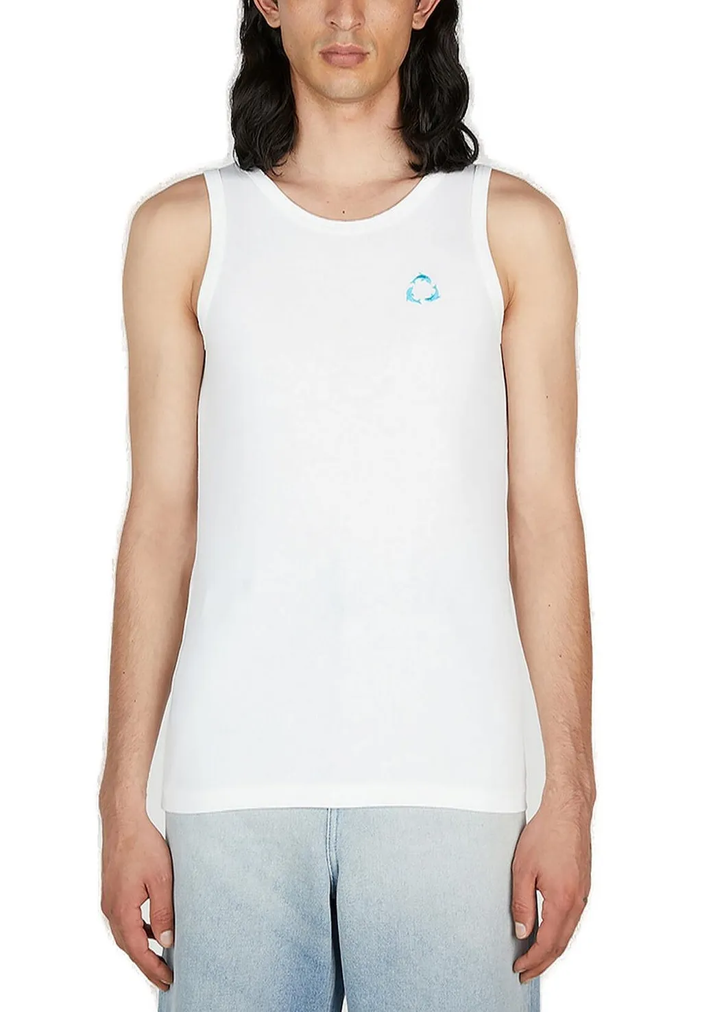 Botter Dolphin Slogan Printed Tank Top