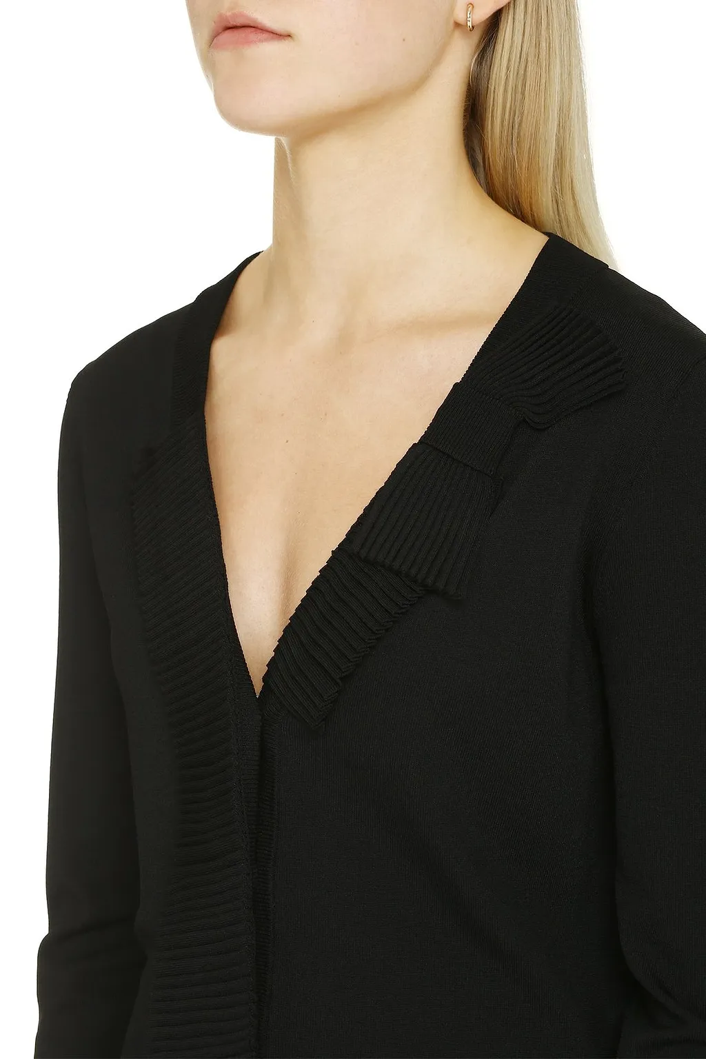 Boutique Moschino Bow-Detail Knit Cardigan