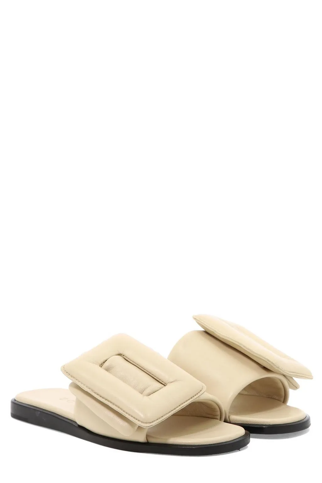 Boyy Oversized Puffy Buckle Sandals