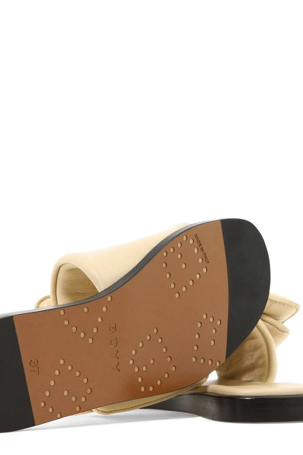 Boyy Oversized Puffy Buckle Sandals