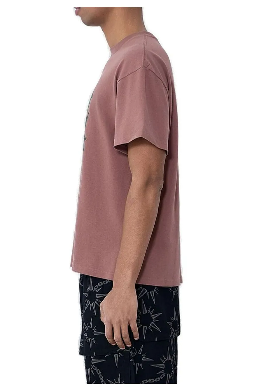 Brain Dead Graphic Printed Crewneck T-Shirt